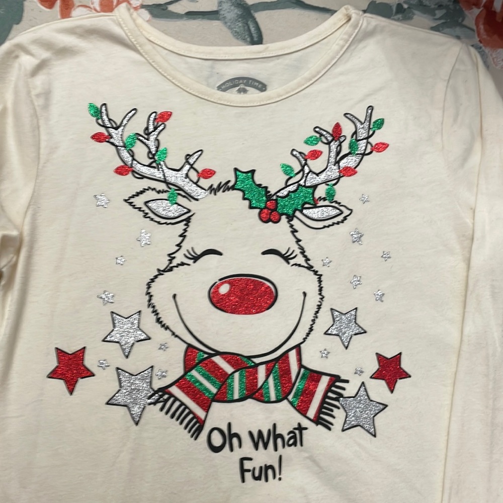 Girls Christmas shirt